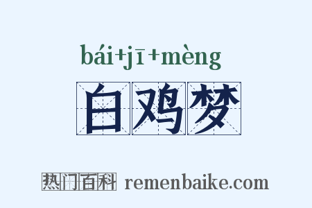 白鸡梦是什么意思的图片